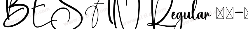 BESAN Regular 下载字体转换